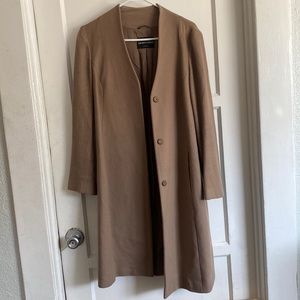 Emporio Armani Vintage camel 100% wool coat